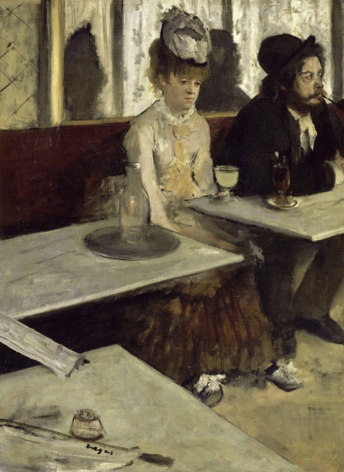 Dans un café, dit aussi L'absinthe, 1873, Edgar Degas, Musée d'Orsay