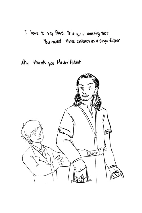 seadeepspaceontheside: Bilbo - HE’S NOT YOUR SON