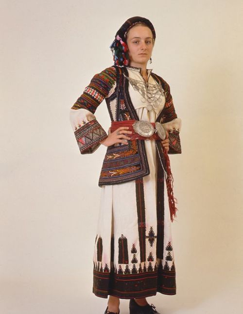 Traditional clothing from the Peloponnese, Greece