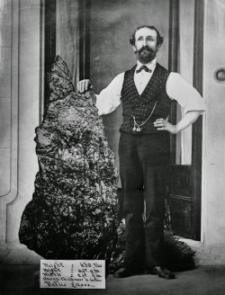 Bernard Otto Holtermann and the world&rsquo;s largest nugget of gold, North Sydney c.1874-1876.