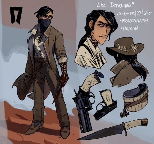 “”“Quick”“” ref for Eliza in a maybe RP group?? Sci-fi western s