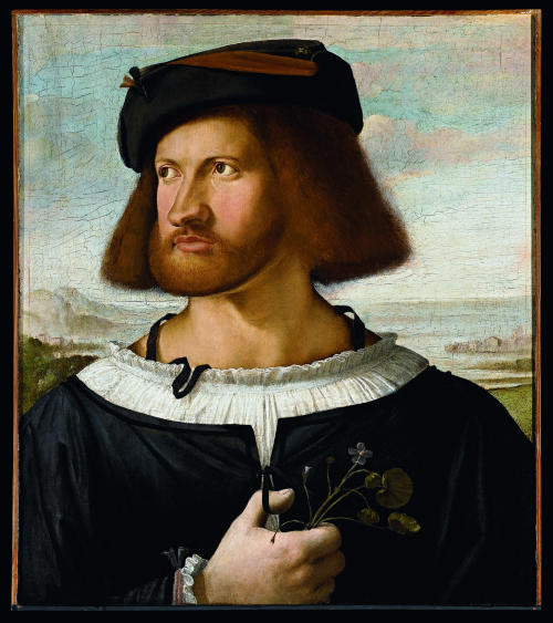 Portrait of a Gentleman, by Francesco Prata, Accademia Carrara, Bergamo.