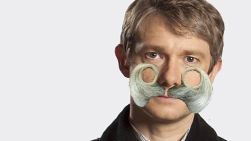 thehufflepufffromgallifrey: Presenting “Johnstache: It Coulda Been Worse”