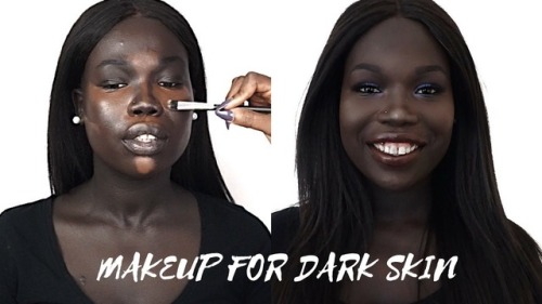 diningwithdana:  Goth Makeup For Dark Skin A complete guide to creepy makeup for us melanin rich bats. Find video tutorials, tips, a list of resources and more. Interviews with @dig-lazarus-dig and @thecolorfulwitch who share their journey into the dark