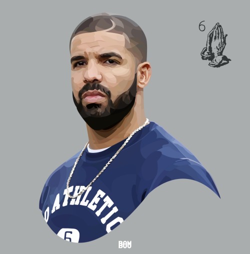 Portrait of the King of his Lane champagnepapi #drake #6GOD