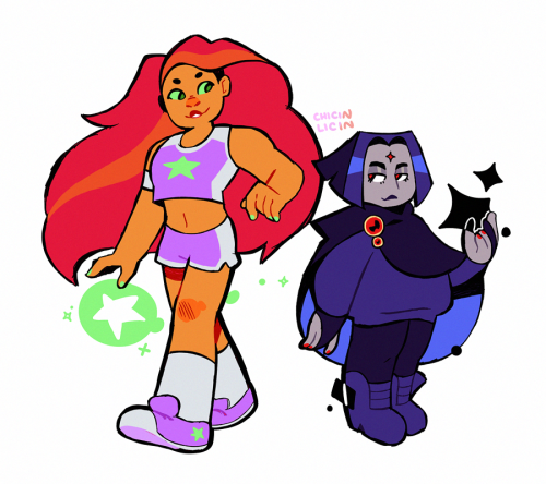 mmmmmmm sudden need to draw starfire raven