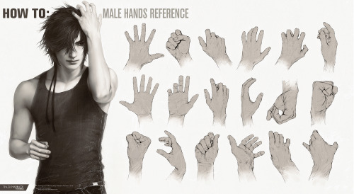 drawingden:HOW TO: Male Hands Reference by tincek-marincek