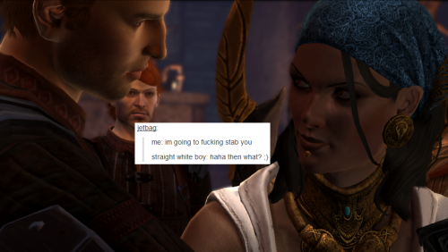 bubonickitten:Dragon Age II + text posts – Isabela (again)Piracy, badassery, and sass ᕕ( ᐛ )ᕗM