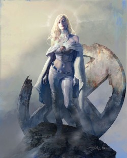 epicwomen:  Emma Frost by Aleksi Briclot.