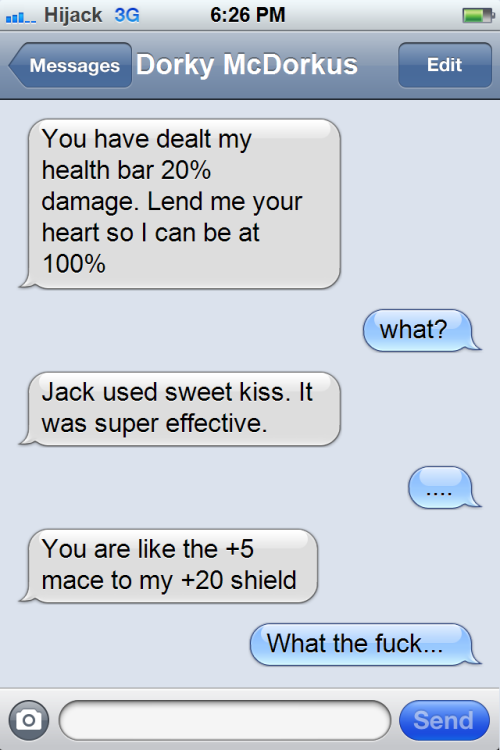 glitterysquid:innovative—artist:And Jack turned off his phone because his boyfriend is a dork.