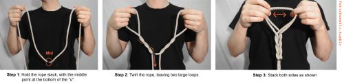 Porn Pics fetishweekly:  Shibari Tutorial: Hand Ties