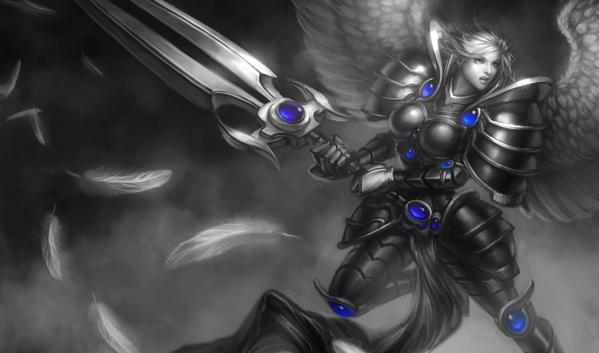 Monochromatic Splash Art: Battleborn Kayle by AODRG 