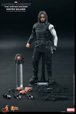 hot-toys-collectors:  MMS241 - Captain America : The Winter Soldier - Winter Soldier “He’s fast… strong… and has a metal arm.” In Marvel Studios blockbuster, Captain America: The Winter Soldier, Captain America will be drawn into conflict and