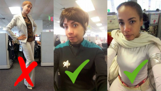 National hero outsmarts bullshit workplace dress code with cosplay.