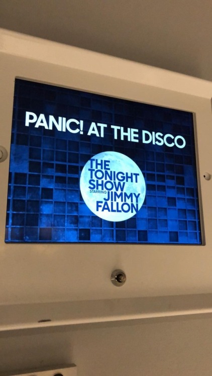 The Crush Music team supported Panic! Last night at Fallon! Instagram: panicatthedisco, chardog1, ca