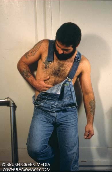 Suspenders and overalls. Nice.