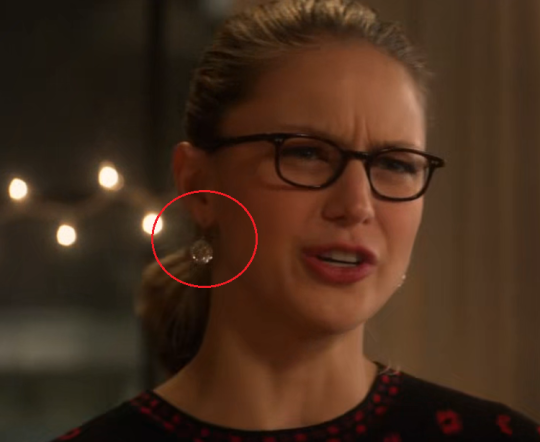 Where the hell did supergirl get her ears pierced? Always has bothered me.