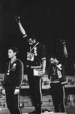 life:  Forty-five years after John Carlos and Tommie Smith’s Black Power salute at the 1968 Olympics, Life.com remembers one remarkable portrait of the unforgettable moment. (Photo: John Dominis—Time &amp; Life Pictures/Getty Images) 