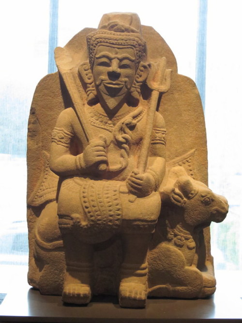 Shiva on Nandi, Champa art from Vietnam