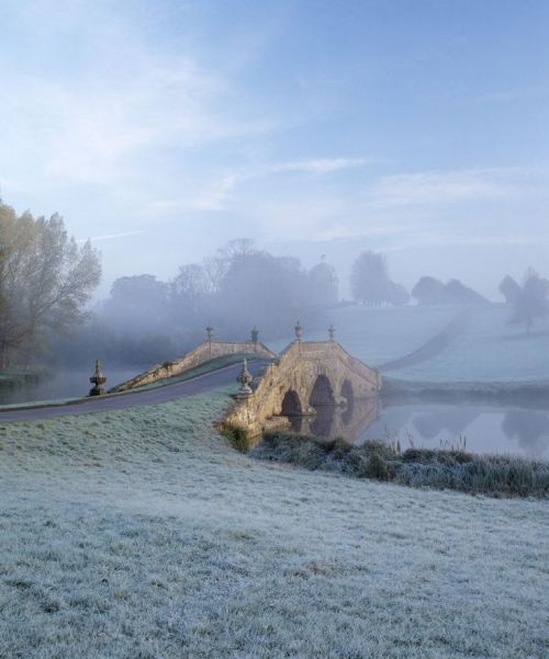 and-the-distance: Oxford Bridge at Stowe Landscape Gardens, Stowe, Buckingham, England