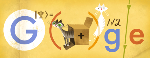 Google Doodle: Erwin Schrödinger (1887-1961)Today, Google Doodle celebrates the birth of late N