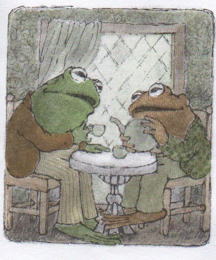 bofursunboundbraids:Frog and Toad have tea from “Frog and Toad are Friends” by Arnold Lobel (1970)