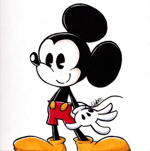 letscuddleandwatchdisneymovies:Mickey Mouse by SuperSonicAnthrax