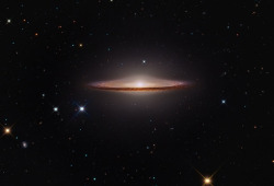 just&ndash;space:  M104: The Sombrero Galaxy.  js
