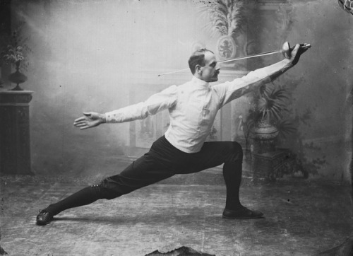 vintagenorway:Fencer, Norway, 1907