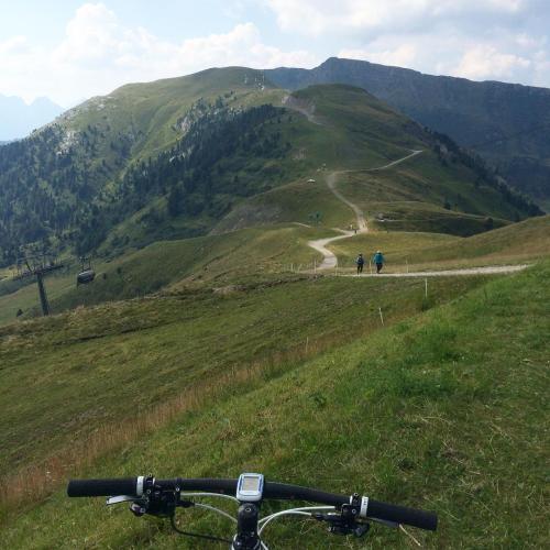 igerscycling: Latemar Tour, the view from Feudo Pass #igerscycling #cycling #mtb #dolomites (presso 