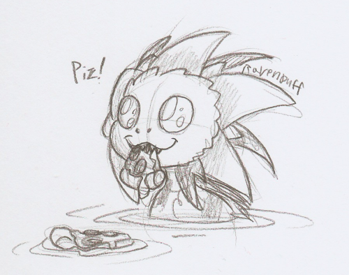 So, @bloo-the-dragon giving Tiaki a slight redesign AND shows off how food motivated he is? How coul