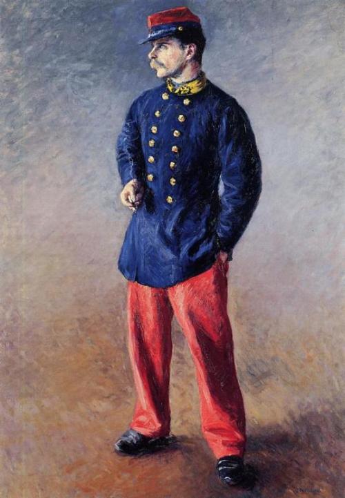 A Soldier | Gustave Caillebotte