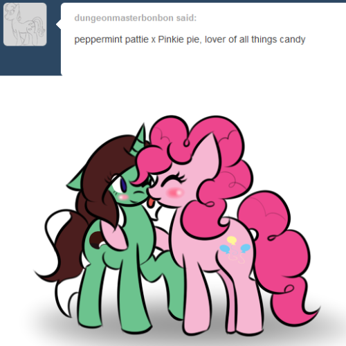 ask-peppermint-pattie:  PattieXPie as per request  <3