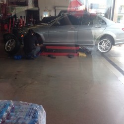 Finally my baby got a new tire put on!! #BrandNew #DriveCarefully (at Discount Tire)
