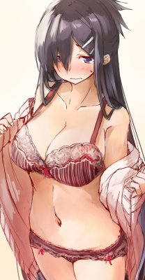 futureisfailed:  (大堂(daidou)さんのツイート: “バレンタインっぽい下着練習…