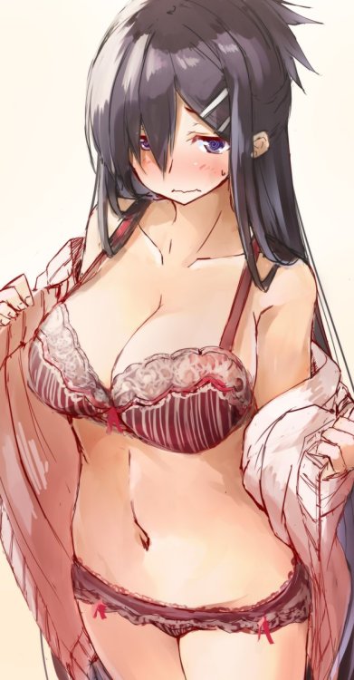 futureisfailed:  (大堂(daidou)さんのツイート: “バレンタインっぽい下着練習… ”から) 