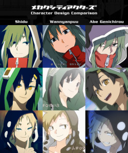 yoshi-x2:  Mekakucity Actors Character Design