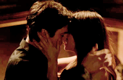  25 days of delena | december 9th: favourite kiss I love you, Damon. I love— 