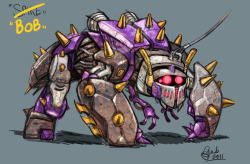 eabevella:  guido-guidi:  The original “Bob” concept sketch I did for the old 2011 TF ongoing comic (originally named Spike)  look at this silly cute incecticon i want to have ten 