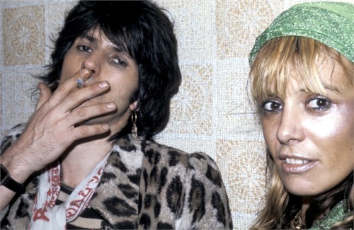 miss-anita-pallenberg:Anita and Keith, backstage at a faces concert circa 1974📷 by Graham Wiltshire (Side note: does anyone have any more pictures of Anita from this night? I’ve seen a few photos and videos of Keith but non of her…I just really