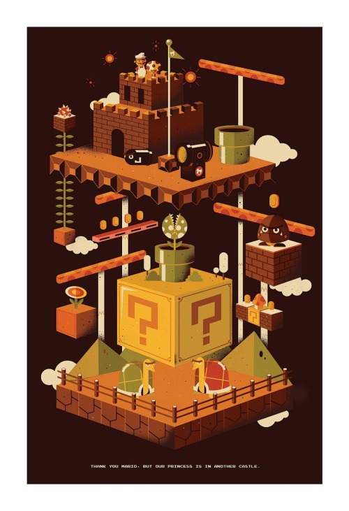 dotcore:  Nintendo.by Jorsh Pena. It’s part of the 3NES art show opening on September 6th 2013, at Bottleneck Gallery. via Xombie Dirge. 