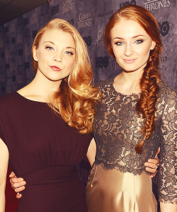 rhaenys-velaryons:  Sophie Turner and Natalie