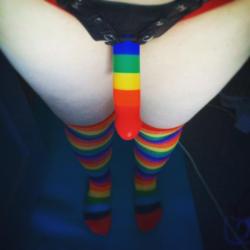 thenewlovetobepegged:  Somewhere, over the rainbow…