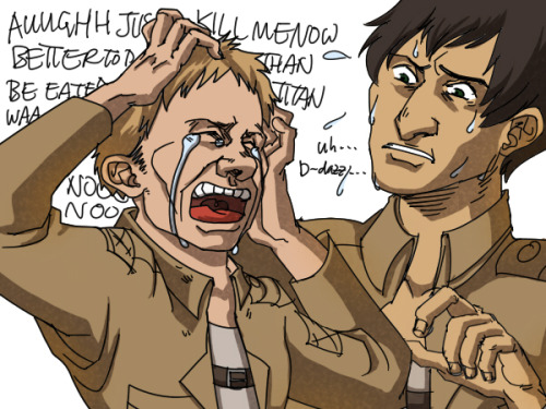 payroo:  what if bertholdt was trying to comfort dazz instead of marco 