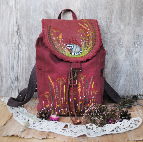 snootyfoxfashion: Embroidered Backpacks from Julia Linen tale x / x / x / x / xx / x / x / x / x 