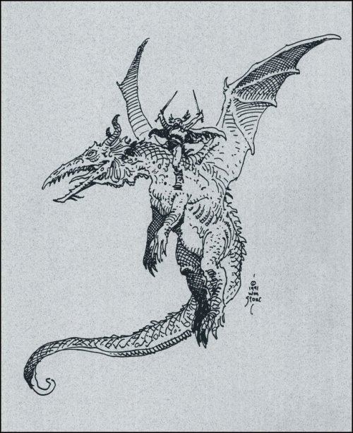 spicywarhoon:Great looking William Stout dragon