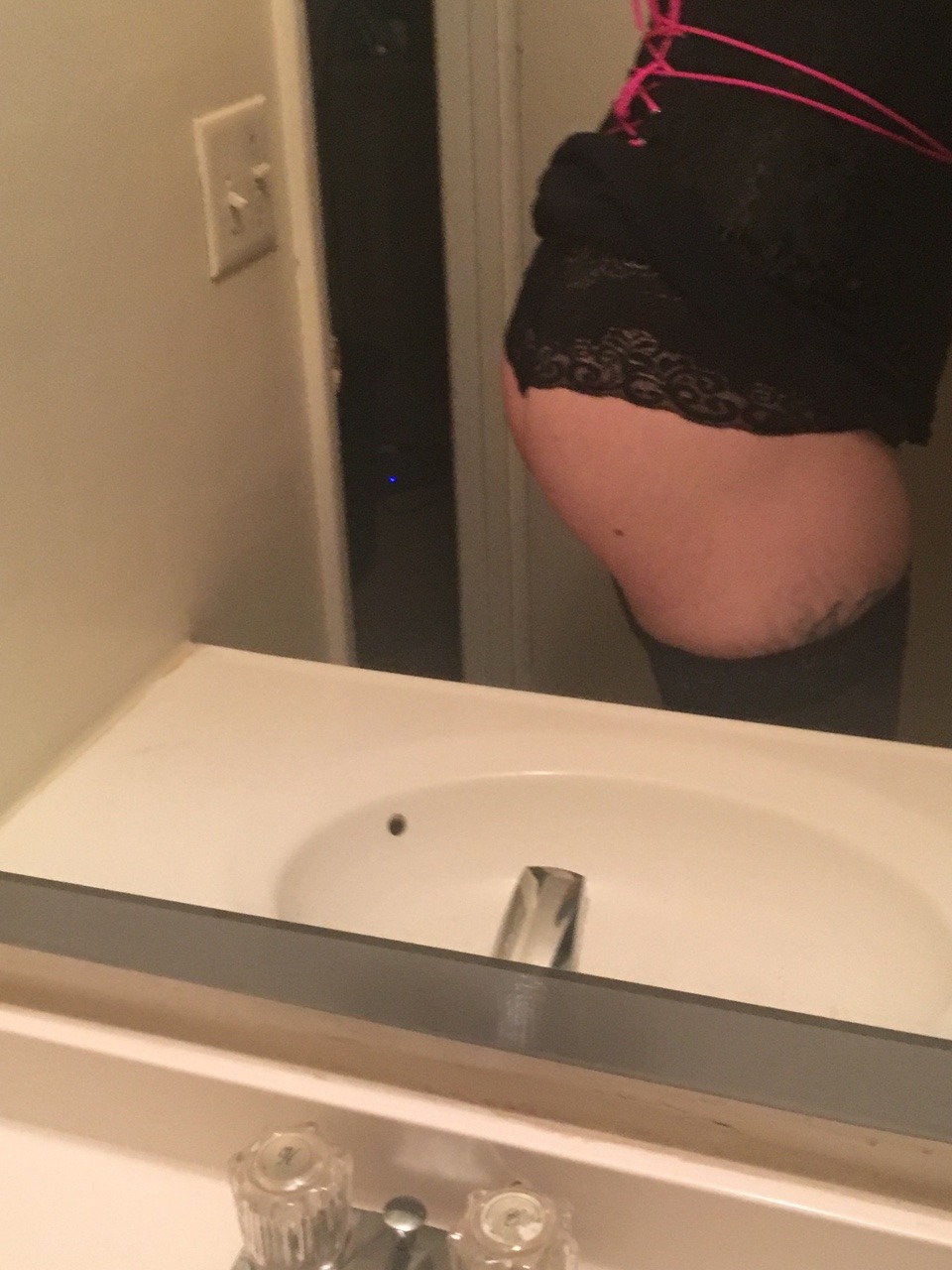 Fully dressed for my maid duties   I&rsquo;m such a sissy whore  I need cock