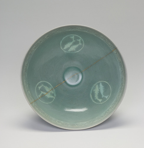 Bowl with Design of Paired Fish in Three&hellip;, Korean, late 12th century, Saint Louis Art Mus