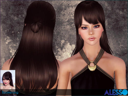 lifesimmerscc: Brandy’s YA Hairstyle (All credits go to Alesso)Download