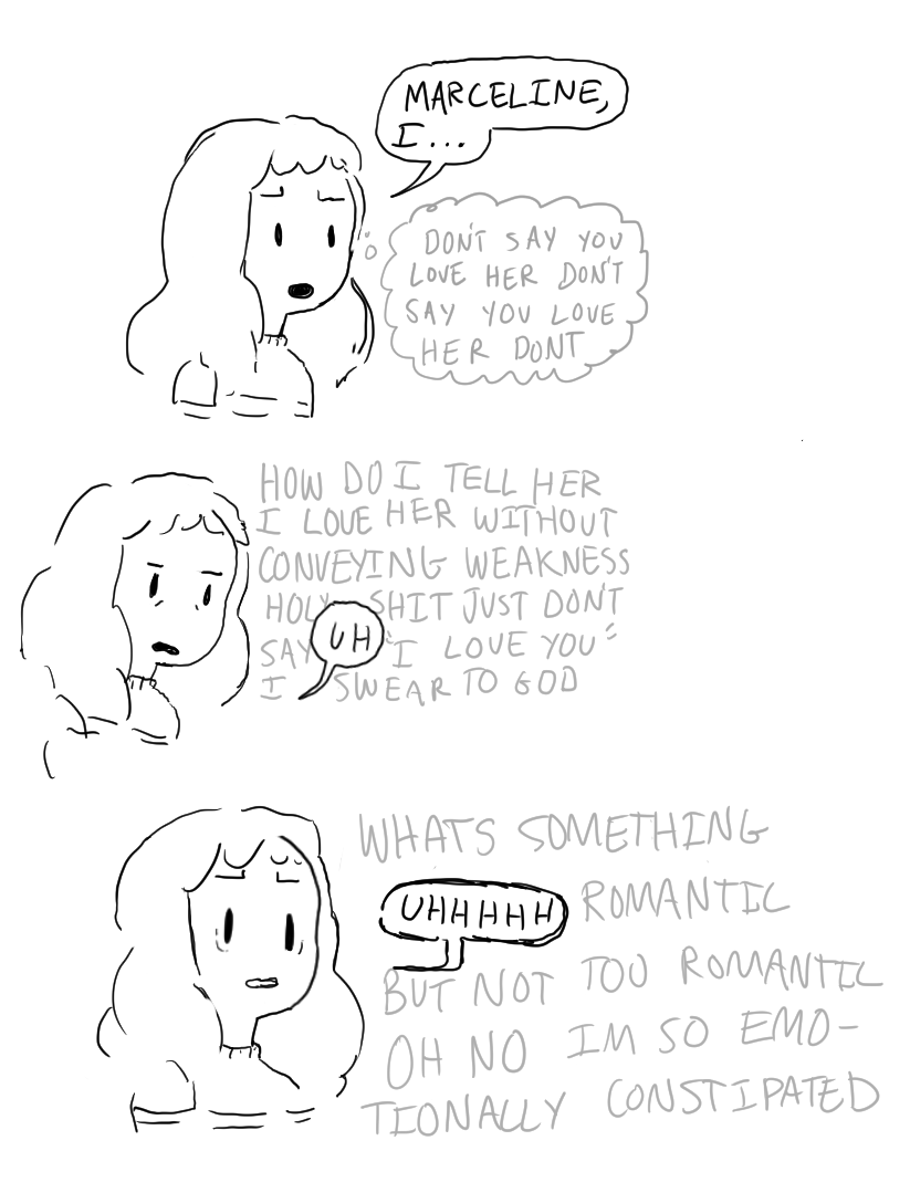 cowmart:  cowmart:  the point is that she’s trying   somebody spotted the parallel
